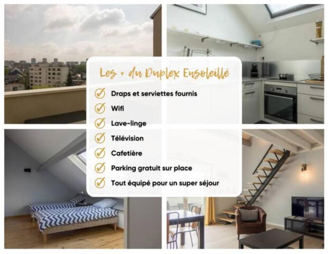 奥尔良Le Duplex Ensoleille Du Parc * Parking * Balcon *公寓 外观 照片